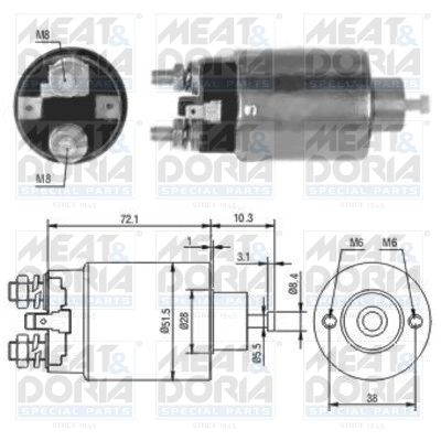 Solenoid Switch, starter